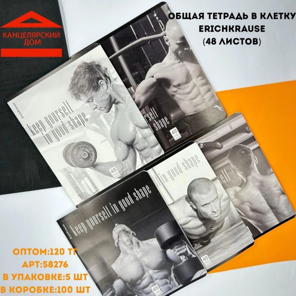 Общая тетрадь в клетку 48 листов erichkrause 