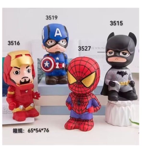 Копилки с персонажами размер 65х54х76