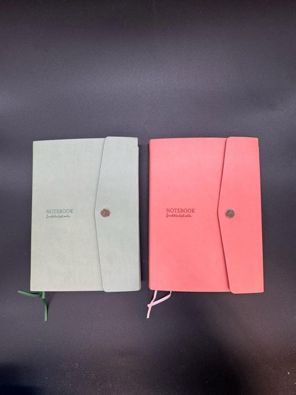 Блокнот кнопочный формат А5 в линейку мягкий обложка