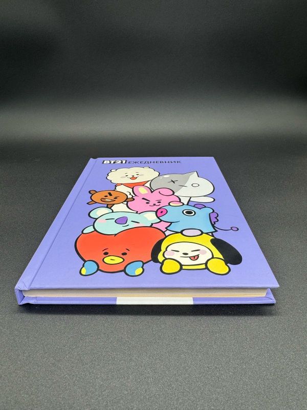 Блокнот BT21 формат А5 твердый переплет 