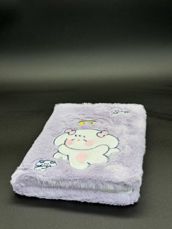 Блокнот меховые ангел