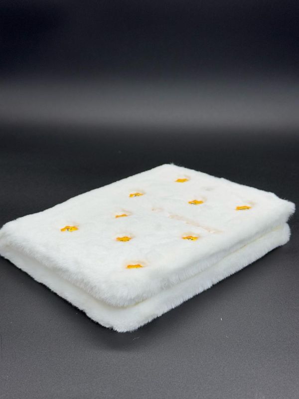 Блокнот меховой смайлики