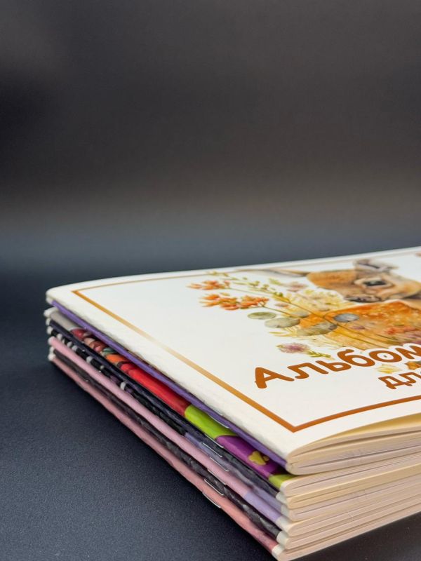 Альбом для рисования 24л собственного производства в комплекте 8шт 8 видов