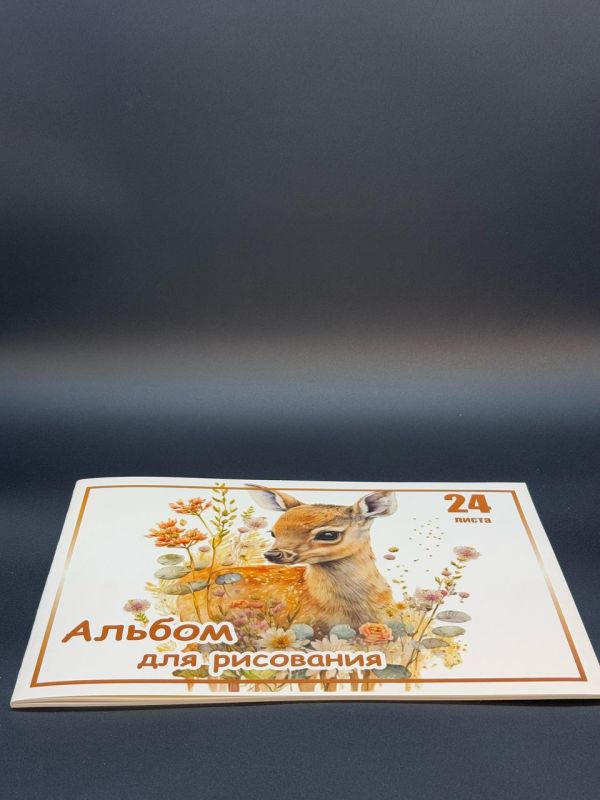 Альбом для рисования 40л собственного производства в комплекте 8шт 8 видов