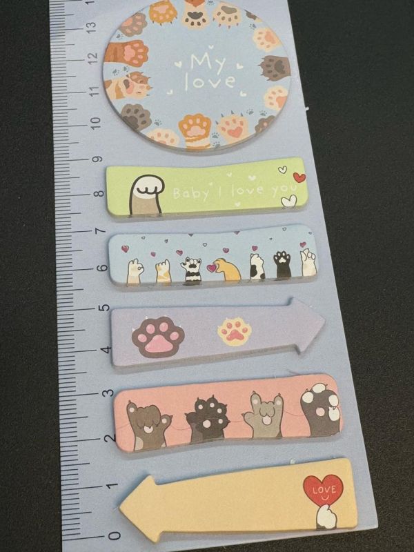 Бумага для заметок Лапка