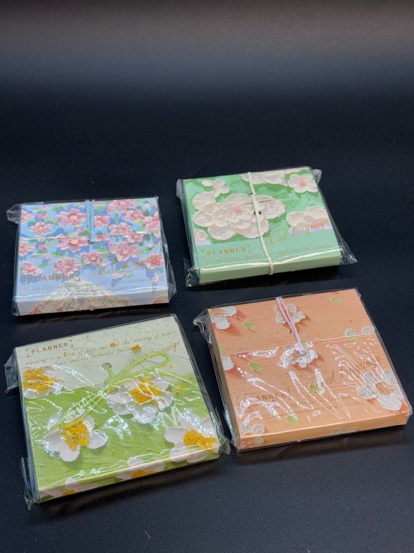 Бумага для заметок цветочки