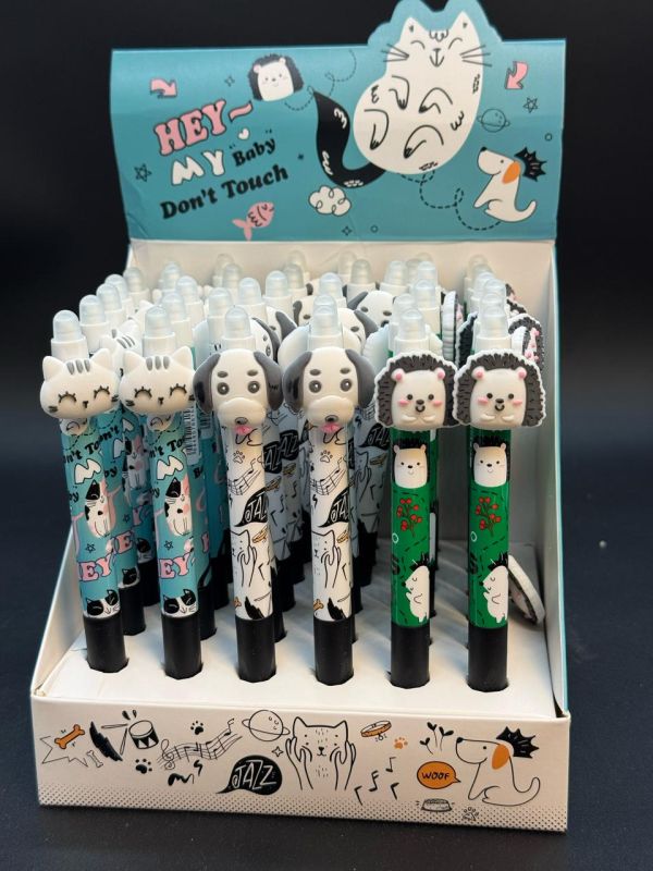 Ручка синий гелевые автоматические с тольшиной 0,5 HEY MY