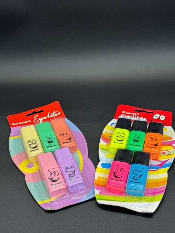 Маркер - текстовыделитель в блистре 5шт Luxor