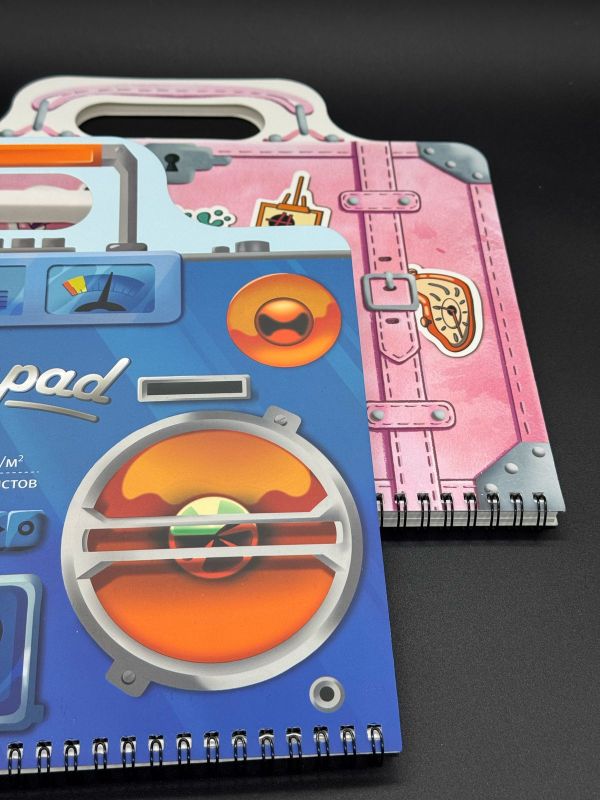 Скетчбук сумочка на пружине