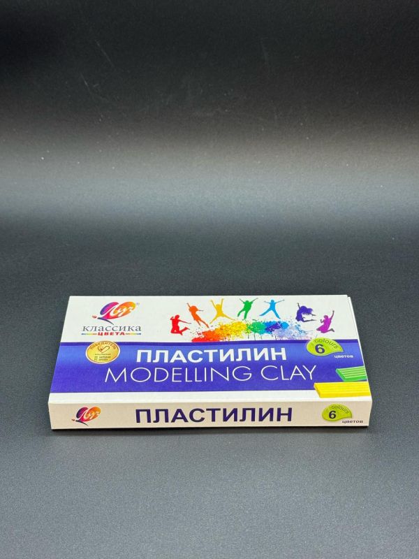Луч классика пластилин 6цв в коробке 40шт