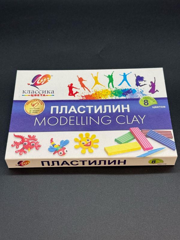 Луч классика пластилин 8цв в коробке 30шт