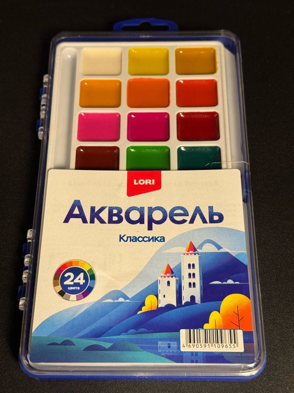 Краска классика 24шт LORI