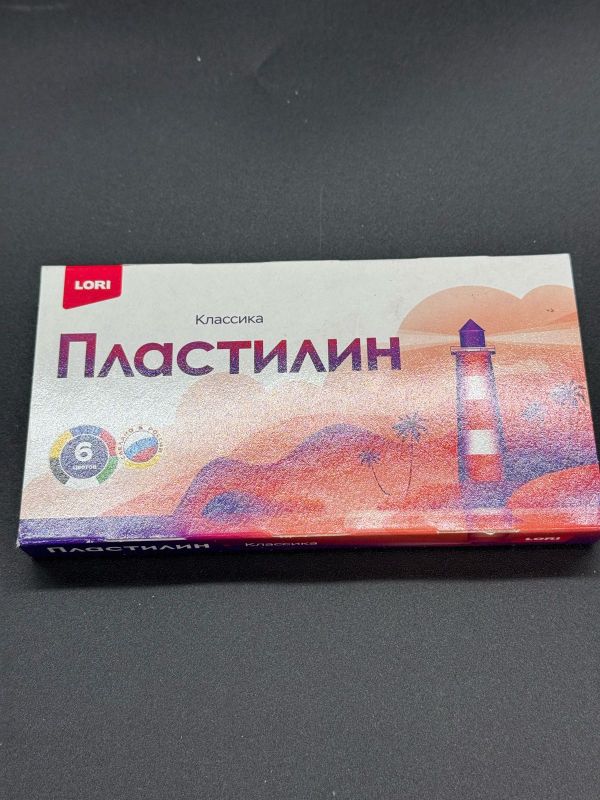Пластилин 6цв LORI
