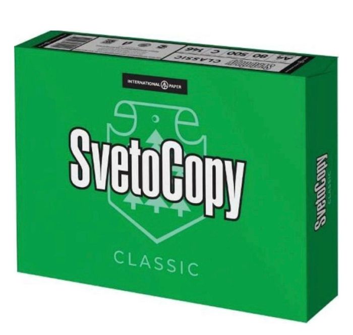 Бумага SvetoCopy Classic, А4, 500 листов, матовое покрытие