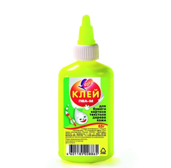 Клей ПВА 85гр ЛУЧ в коробке 60шт
