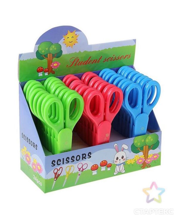 Ножницы футляре в упаковке 24шт