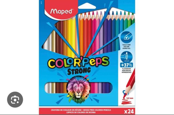 Карандаш цветной 24цв, в упаковке 12шт, кор 72шт