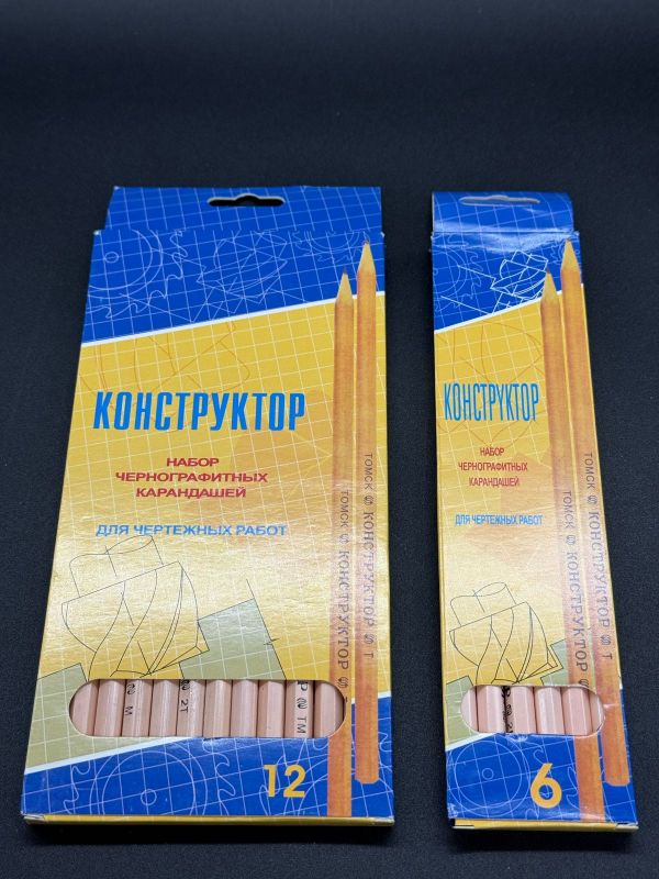 Карандаш конструктор черно графитный