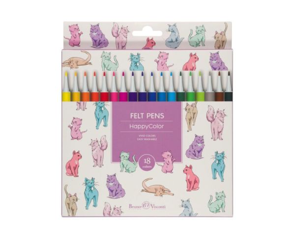 Фломастер BrunoVisconti 12цв