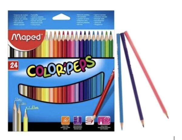 Карандаш цветной 24цв  ColorPeps MAPED