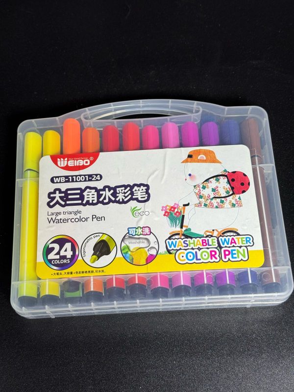 Фломастер в футляре 24цв