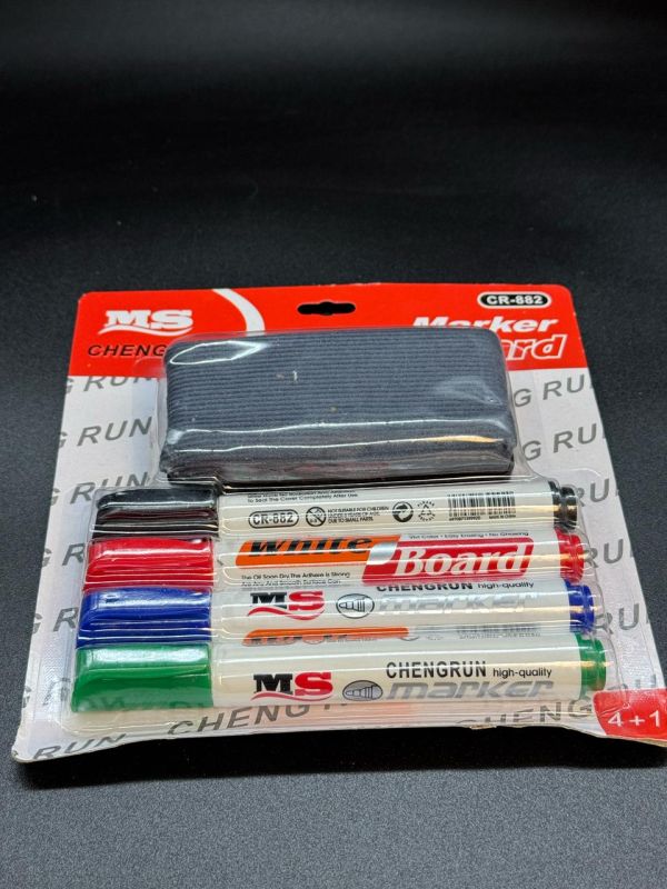 Маркер в наборе для доски 4цв CR-882