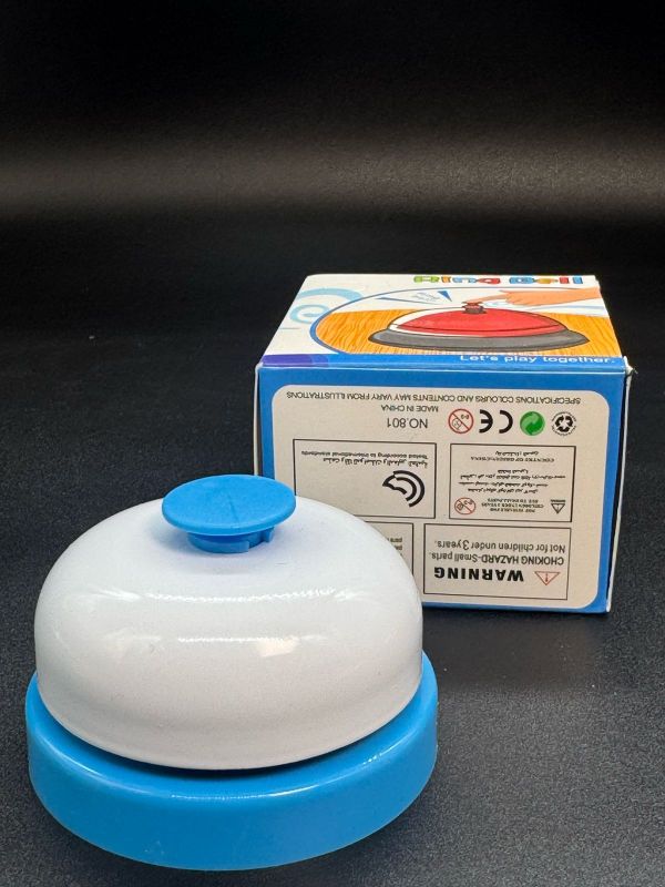 Колокольчик настольный, металлический механизм