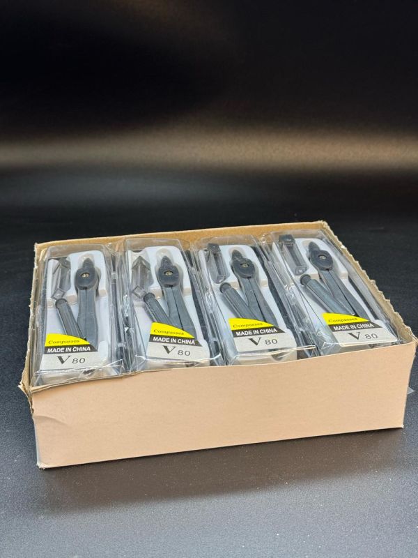 Готовальная 2 предмет V80 в упаковке 12шт