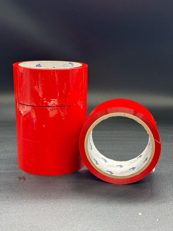 Скотч красный 45х50 в коробке 60