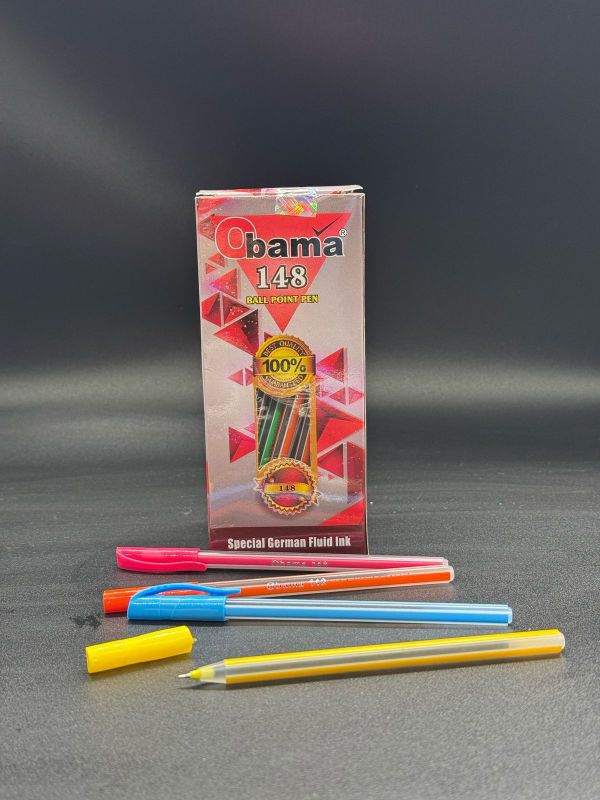 Ручка " Obama" Softy синий стержень шариковая с толщиной 0,7 в упаковке 50шт, в коробке 1000шт
