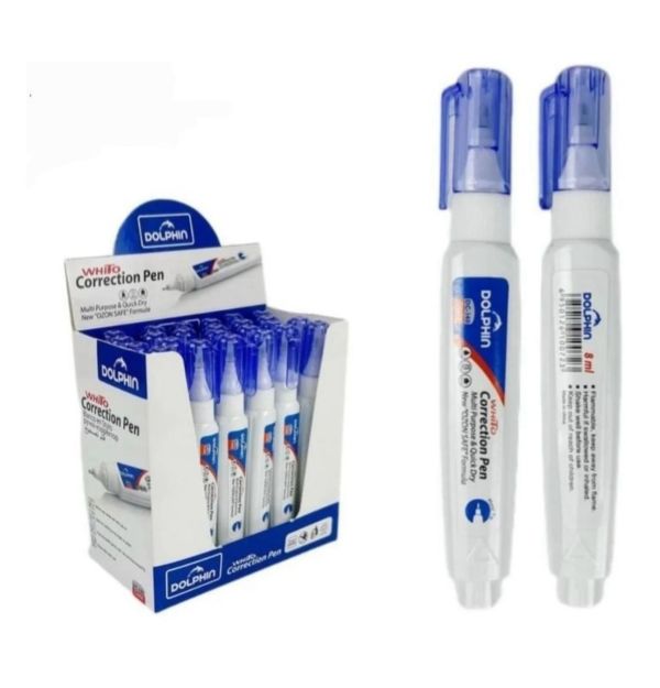 Корректор ручка DOLPHIN в пачке 24шт