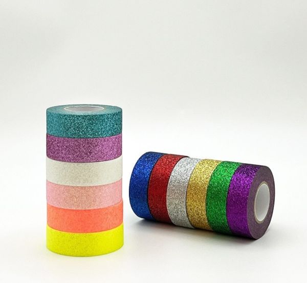Декоративный скотчи с блестками