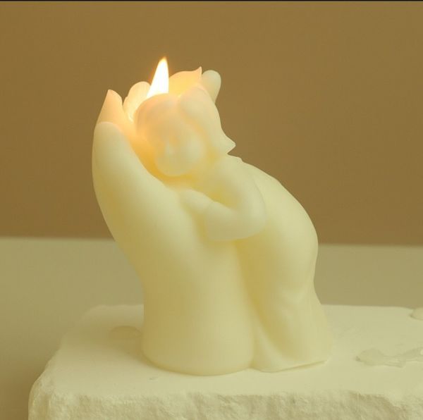 Свеча «Ладонь и ребенок»